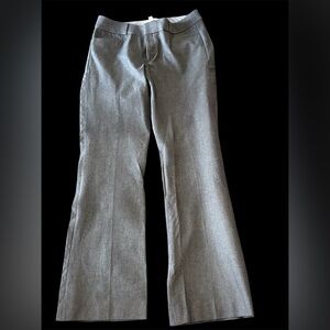 Banana Republic Pants Womens Gray Herringbone Sloan Fit Flare Leg Classic
